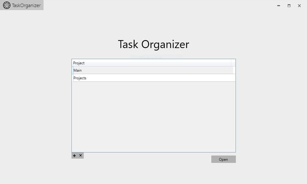 Task Organizer - Projects